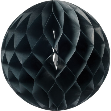 Boule alvéolée noire D 20 cm