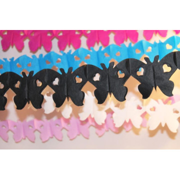 Guirlande Papillon noire 4 m