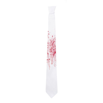 Cravate ensanglantée Halloween 135 cm dénouée