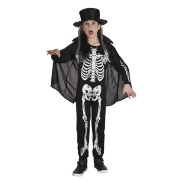 Déguisement Squelette garçon avec cape Halloween