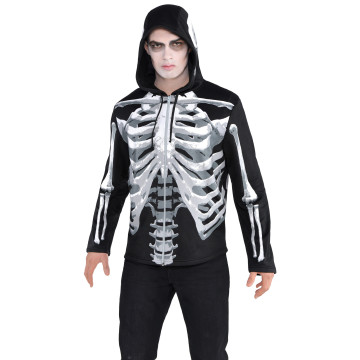 Sweat à capuche Squelette Halloween