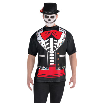 T-shirt Jour des Morts Halloween homme XL