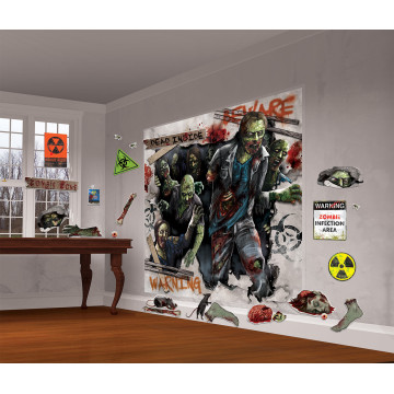 Kit décoration zombie Halloween