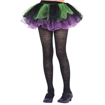 Collant toile d'araignée Halloween