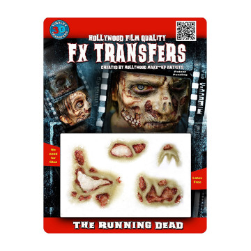 Fausse Cicatrice de zombie 3D Halloween