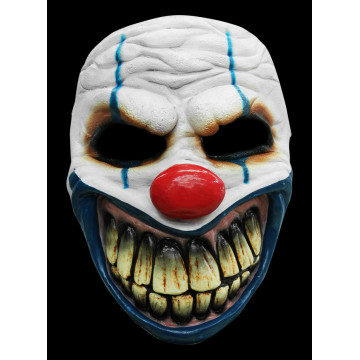 Demi masque de clown cauchemardesque Halloween