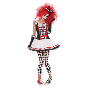 Déguisement Arlequin Honey Halloween adulte