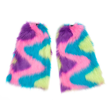 Jambière Disco peluche multicolore