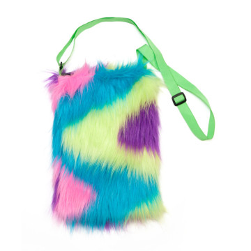 Sac Disco peluche multicolore