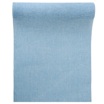 Chemin de table jute bleu ciel 28 cm x 5 m