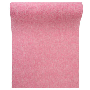 Chemin de table jute rose 28 cm x 5 m