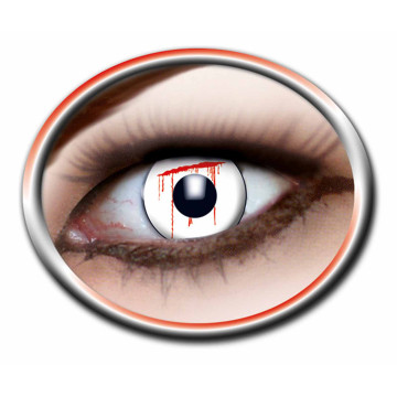 Lentilles Slash blanc Halloween 4 mois