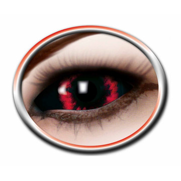 Lentilles de démon rouge Halloween 7 mois