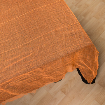 Nappe gaze orange Halloween 180 x 75  cm