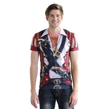 T-shirt photoréaliste Pirate taille L