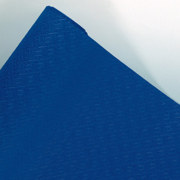 Nappe bleu royal en papier gaufré 20M