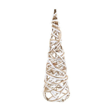 Cône bois et fibre naturelle 25 cm