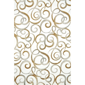 Chemin de table Noël Pégase argent et or 28 cm x 5 m