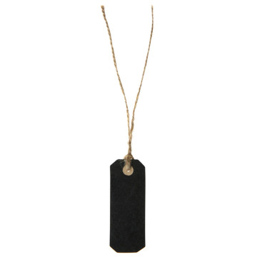 Marque-place Rectangle noir en carton