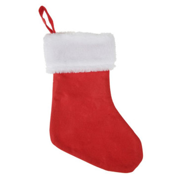 Lot de 6 chaussettes de Noël en tissu 8 x 14 cm