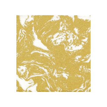 Lot de 20 serviettes  papier intissé marbré or 40 x40 cm
