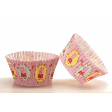 Lot de 50 Caissettes pour cupcake Peppa Pig 5 cm x 3 cm