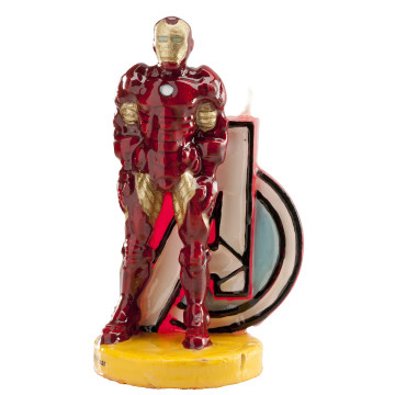 Bougie Iron man 9,5 cm