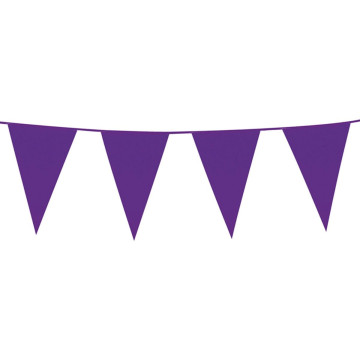 Guirlande Fanions violet 10 m