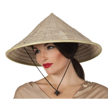 Chapeau Chinois en paille