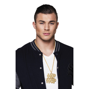 Collier Hip Hop doré