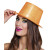 Chapeau Glitter Orange fluo