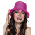 Chapeau Glitter Rose fluo