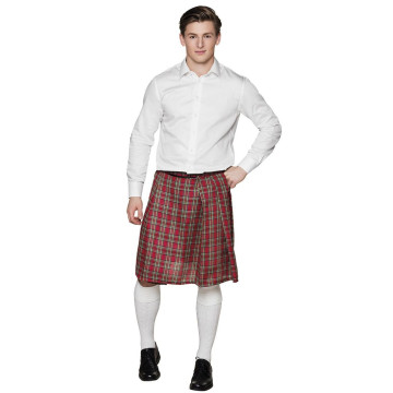 Kilt écossais Tartan rouge