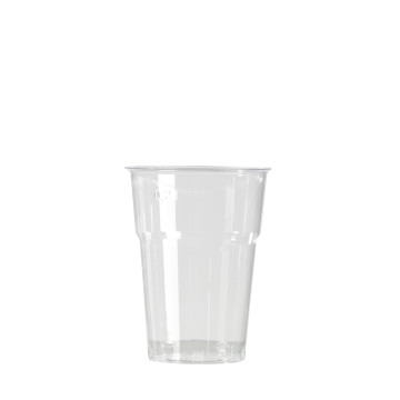 Lot de 50 verres jetables en plastique transparent 20,5 cl