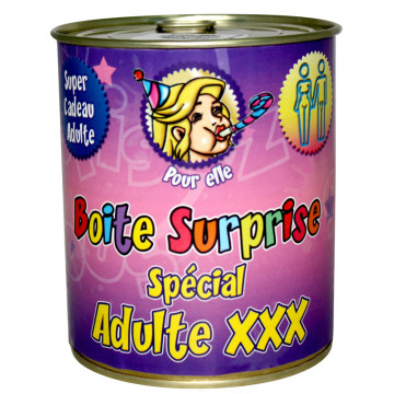 Boîte surprise adulte X femme