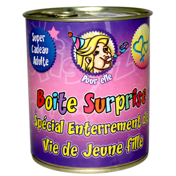 Boîte surprise spécial enterrement vie de jeune fille