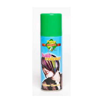 Laque cheveux verte en spray de 125 ml
