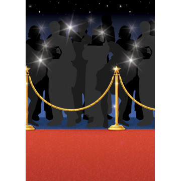 Rouleau déco Hollywood tapis rouge