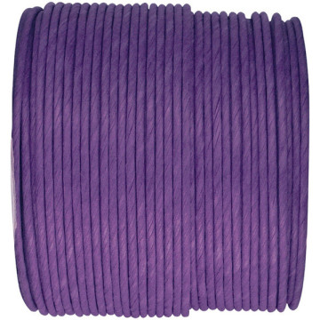 Bobine de cordon laitonné papier violet