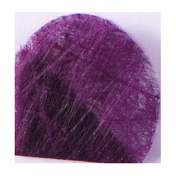 Lot de 10 ronds de tulle ver à soie violet