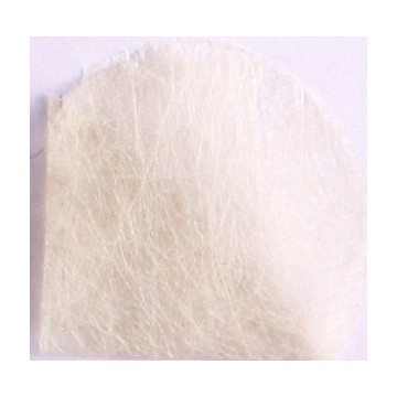 Lot de 10 ronds de tulle ver à soie ivoire