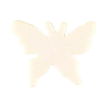 Sachet de 15 papillons gomme blanc