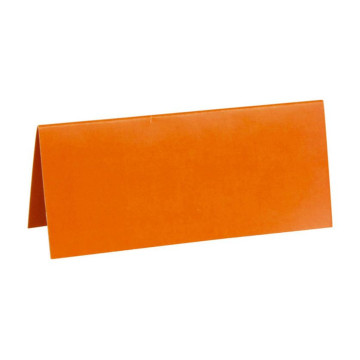 Sachet de10 Marques places carton orange