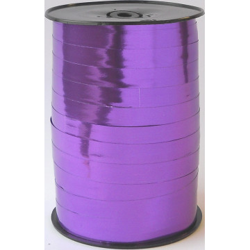 Rouleau de bolduc miroir violet 250 m