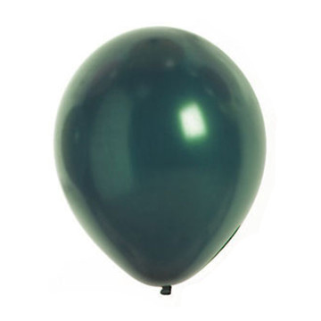 Lot de 24 ballons de baudruche en latex nacré métallisé vert empire