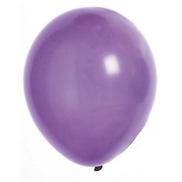 Lot de 24 ballons de baudruche en latex nacré métallisé violet
