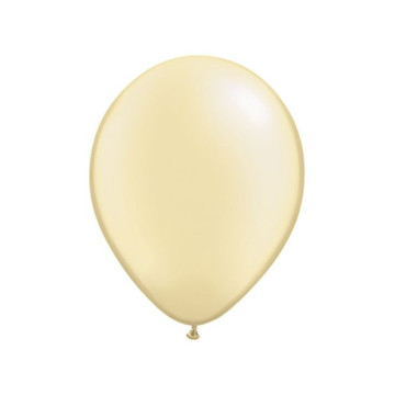Lot de 100 mini-ballons de baudruche en latex nacré ivoire