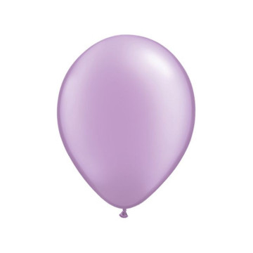 Lot de 100 mini-ballons de baudruche en latex nacré lilas