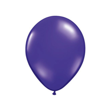 Lot de 100 mini-ballons de baudruche en latex nacré violet