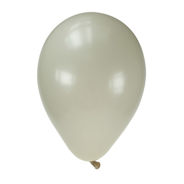 Lot de 100 ballons  en latex opaque ivoire crème